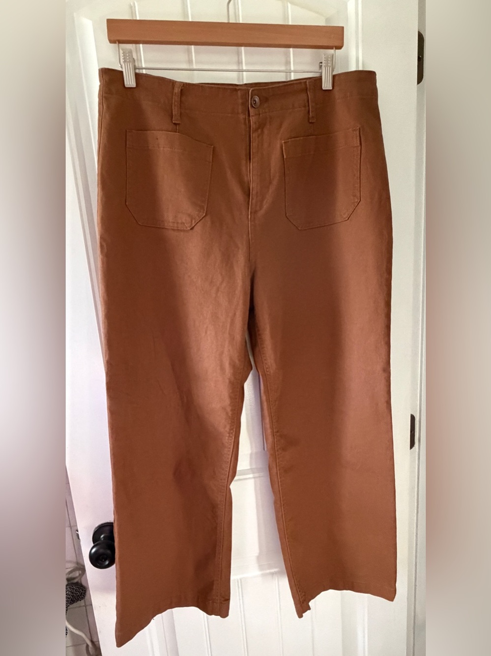 Sanctuary Straight-Leg Jeans in Rust Brown